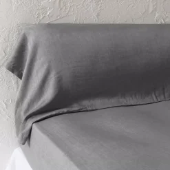 New Federa cuscino a rullo lyocell Tencel™ lavata (27 x 185 cm) Olivia Granito Federe Cuscino Letto