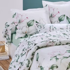 Discount Federa cuscino a rullo percalle di cotone (L200 cm) Magnolia Federe Cuscino Letto