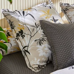 Outlet Federa cuscino letto quadrata in percalle di cotone (65 x 65 cm) Asia Federe Cuscino Letto