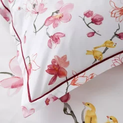 Sale Federa cuscino letto quadrata percalle di cotone (65 x 65 cm) Elisa Federe Cuscino Letto
