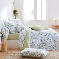 Hot Federa cuscino letto quadrato in raso di cotone (65 x 65 cm) Angèle Federe Cuscino Letto
