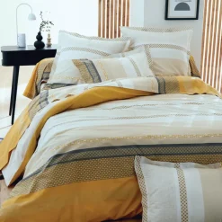Clearance Federa cuscino letto quadrata percalle di cotone (65 x 65 cm) Marlow Federe Cuscino Letto