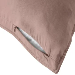 Outlet Federa cuscino letto quadrato lyocell Tencel™ lavato (63 x 63 cm) Olivia blush Federe Cuscino Letto