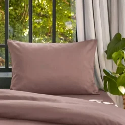 New Federa cuscino letto rettangolare in lyocell Tencel™ lavato (50 x 80 cm) Olivia blush Federe Cuscino Letto