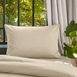 Hot Federa cuscino letto rettangolare lyocell Tencel™ lavato (50 x 80 cm) Olivia pampa Federe Cuscino Letto