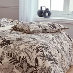 Federa cuscino letto rettangolare in percalle di cotone (50 x 70 cm) Alba Nera Federe Cuscino Letto