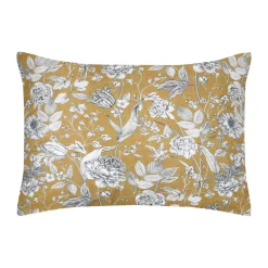 Hot Federa cuscino letto rettangolare percalle di cotone (50 x 70 cm) Jacinthe Federe Cuscino Letto