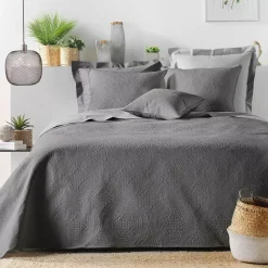 New Federa cuscino quadrato (40 cm) Romane Grigio Cuscini E Fodere
