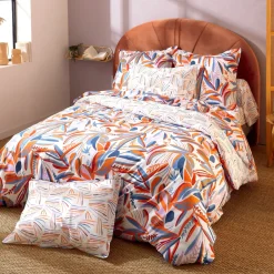 New Federa per cuscino a rullo in cotone (L200 cm) Pappagallo Salsa Federe Cuscino Letto