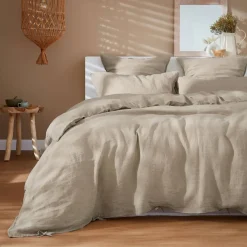 Federa per cuscino a rullo in lino lavato (L 185 cm) Louise Federe Cuscino Letto