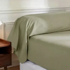 Outlet Federa per cuscino a rullo in percalle di cotone (L185 cm) Diane Federe Cuscino Letto