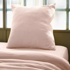 Discount Federa per cuscino letto quadrata in garza di cotone (80 x 80 cm) Gaia Federe Cuscino Letto
