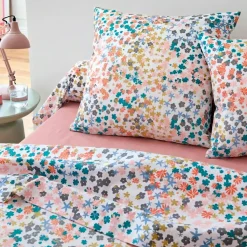Sale Federa per cuscino quadrata in percalle di cotone (65 x 65 cm) Lolita Federe Cuscino Letto