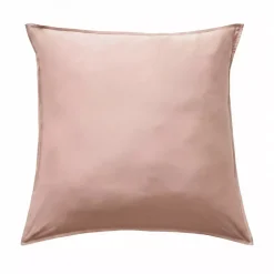 New Federa per cuscino quadrata in satin di bambù (80 x 80 cm) Sienna Rose blush Federe Cuscino Letto