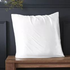 Online Federa per cuscino quadrata in seta di gelso (80 x 80 cm) Mizuki Bianca Federe Cuscino Letto
