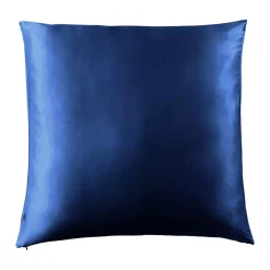 Discount Federa per cuscino quadrata in seta di gelso (80 x 80 cm) Mizuki Blu marino Federe Cuscino Letto