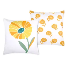 Clearance Federa per cuscino quadrato in percalle (63 x 63 cm) Blandine Federe Cuscino Letto