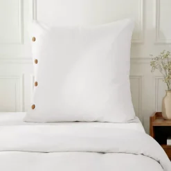New Federa per cuscino quadrato in percalle di cotone (65 x 65 cm) Diane Federe Cuscino Letto