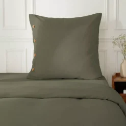 Online Federa per cuscino quadrato in percalle di cotone (65 x 65 cm) Diane Federe Cuscino Letto
