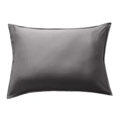 Outlet Federa per cuscino rettangolare in raso di bambù (50 x 80 cm) Sienna granito Federe Cuscino Letto