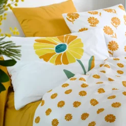 Sale Federa per cuscino rettangolare in percalle (50 x 70 cm) Blandine Federe Cuscino Letto