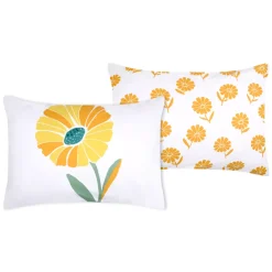 Sale Federa per cuscino rettangolare in percalle (50 x 70 cm) Blandine Federe Cuscino Letto