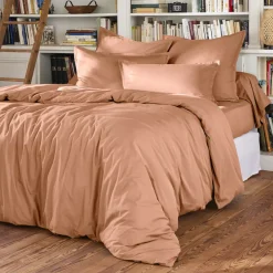 Clearance Federa per guanciale percalle di cotone (50 x 70 cm) Cali Corallo Federe Cuscino Letto