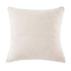 Federa per quadrupla garza di cotone (80 x 80 cm) Victoria x Gaïa pampa Federe Cuscino Letto