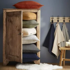Discount Federa quadrata flanella di cotone (63 x 63 cm) Théa Federe Cuscino Letto