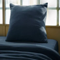 Clearance Federa quadrata garza di cotone (60 x 60 cm) Gaïa Federe Cuscino Letto