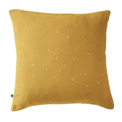 New Federa quadrata garza di cotone (60 cm) Gaïa Chic Federe Cuscino Letto