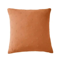 New Federa quadrata garza di cotone (60 x 60 cm) Gaïa Boho Federe Cuscino Letto