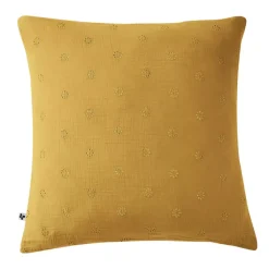 Discount Federa quadrata garza di cotone (60 cm) Gaïa Boho Federe Cuscino Letto