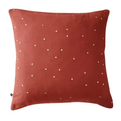 Best Federa quadrata garza di cotone (60 cm) Gaïa Chic Federe Cuscino Letto