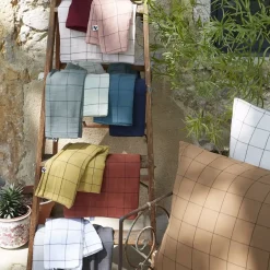 Online Federa quadrata garza di cotone (60 cm) Gaïa Match Mosto Federe Cuscino Letto
