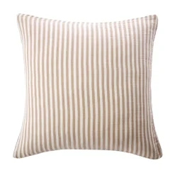 Sale Federa Quadrata in doppia garza di cotone (80 x 80 cm) Gaïa a righe Corda Federe Cuscino Letto
