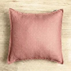 Outlet Federa Quadrata in Lino Lavato (60 x 60 cm) Louise Federe Cuscino Letto