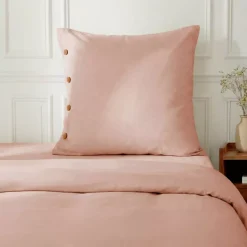 Federa quadrata in percalle di cotone (65 x 65 cm) Diane Rose Blush Federe Cuscino Letto