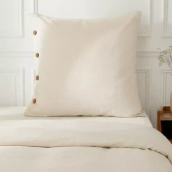 Best Federa quadrata in percalle di cotone (65 x 65 cm) Diane Federe Cuscino Letto
