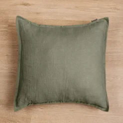 Outlet Federa quadrata lino lavato (60 cm) Louise Federe Cuscino Letto