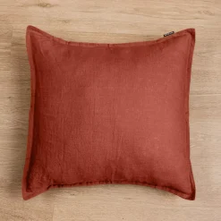 Federa quadrata lino lavato (60 cm) Louise Federe Cuscino Letto