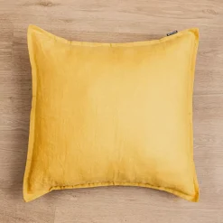 New Federa quadrata lino lavato (60 cm) Louise Federe Cuscino Letto