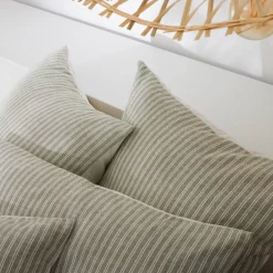 Best Federa quadrata reversibile in cotone testurizzato e percalle (60 x 60 cm) Alice Federe Cuscino Letto
