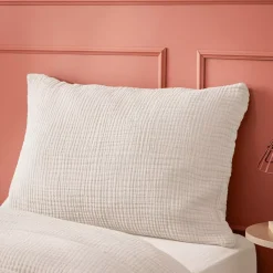 Hot Federa quadrupla garza di cotone (50 x 70 cm) Victoria x Gaïa pampa Federe Cuscino Letto