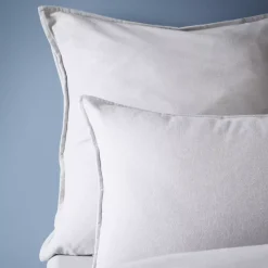 Federa rettangolare flanella di cotone (50 x 70 cm) Théa Federe Cuscino Letto