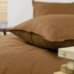 Hot Federa rettangolare flanella di cotone (50 x 70 cm) Théa Federe Cuscino Letto