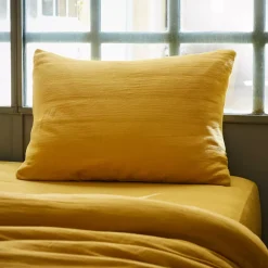 Online Federa rettangolare garza di cotone (L70 cm) Gaïa Federe Cuscino Letto
