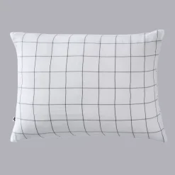 Federa rettangolare garza di cotone (70 cm) Gaïa Match chantilly Federe Cuscino Letto