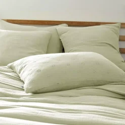 Outlet Federa rettangolare garza di cotone (50 x 70 cm) Gaïa Boho Federe Cuscino Letto