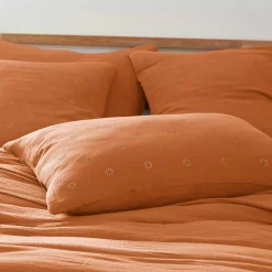 Discount Federa rettangolare garza di cotone (50 x 70 cm) Gaïa Boho Federe Cuscino Letto